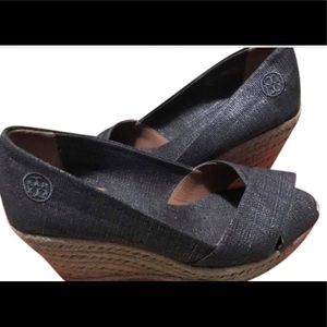 Tory Burch pewter Filipa 75 Mm Espadrille metallic